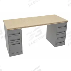 TENNSCO Workbench: Fixed Ht, Shop Top, 72 in x 30 in, 1,500 lb Overall Load Capacity, Gray (MPN MWB-5-3072C). Key specifications — Brand: TENNSCO.
