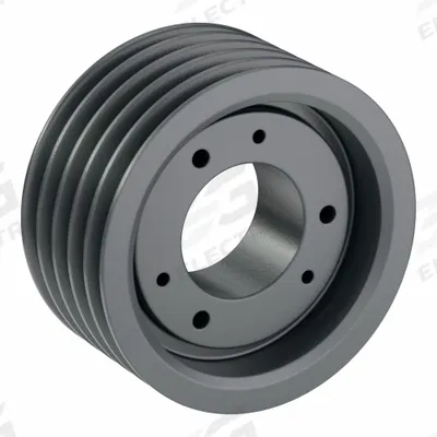 APPROVED VENDOR V-Belt Pulley: 3V475, 5 Groove, 4.75 in OD, Bushed Bore - Bushed-Bore Cast-Iron Wedge V-Belt Pulleys