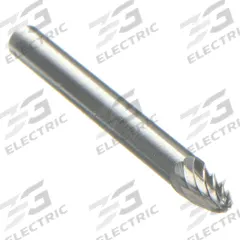 WIDIA Carbide Bur: Ball-Nosed Tree, SF-41, Single Cut, 1/8" x 1/4" Head, 1/8" Shank (MPN M40379). Key specifications — Trade Number: SF-41; Brand: WIDIA METAL REMOVAL.