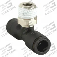 LEGRIS Push-Fit Tee Fitting: 3/8 in OD x 3/8 in OD x 1/4 in Pipe Size, Tube x Tube x MBSPT, 10 PK (MPN 3108 60 13). Key specifications — Brand: LEGRIS.