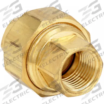 APPROVED VENDOR Metal Pipe Straight: Union, 3/8 in x 3/8 in, 1,000 psi - Threaded High-Pressure Pipe Fittings for Potable Water
