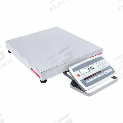 OHAUS Industrial Bench Scale: 18 in x 18 in, IP67/IP68, Front-Mounted - Compact Bench Scales