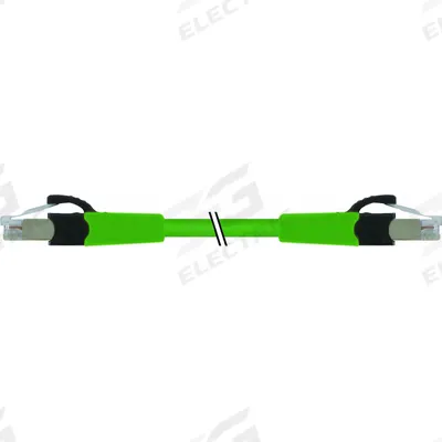 MURRELEKTRONIK Cordset: Cat6a, RJ45 Male Straight x RJ45 Male Straight, 15 m Lg, FRNC - RJ45 Connector to RJ45 Connector Cordsets