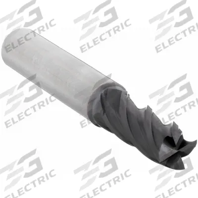 OSG Square End Mill: Carbide, TiAlN Coated, 4 Flute, 9/32" Mill Dia, 3/4" LOC - General Purpose Carbide Square End Mills