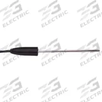 OHAUS Probe: STTEMP30, Temp, 0 to 100°C, Round, 1.1 m Cable Lg, Cinch, 1/8 in Overall Dia, Liquids. Key specifications — attr1371831: STTEMP30; attr1371833: Probe; attr1371853: Cinch; attr1371864: Temperature; attr1371841: Round; attr1371855: Stainless Steel; attr1383008: 0 to 100 °C.