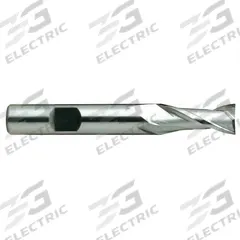 YG-1 Square End Mill: High Speed Steel, TiN Coated, 2 Flute, 5/16" Mill Dia, 9/16" LOC, 2-5/16" OAL (MPN 01051HN)