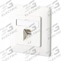 METZ CONNECT Wall Outlet: UP, GD-Zn (Zinc Die-Cast), LSA Terminal Block x RJ45, 45° Mounting Angle (MPN 130C371002-I). Key specifications — Housing Material: GD-Zn (Zinc Die-Cast); Includes Connector: Equipped; Mounting Type: UP; Product Type: Wall Outlet; Connector Color: White; Connection Type: LSA Terminal Block x RJ45.