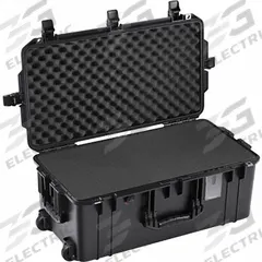 PELICAN Protective Case: 12 1/4 in x 24 1/2 in x 10 1/4 in Inside, Convoluted/Pick and Pluck/Solid (MPN 1606AIR). Key specifications — Closure Type: Press and Pull Latches; Brand: PELICAN; Carry-On Size: No.