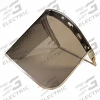 BULLARD Face Shield: Uncoated, Aluminum, Clear, Metal Visor Material (MPN A100G8S24). Key specifications — Visor Material: Metal; Visor Color: Clear; Compatible with Series: Bullard; Compatible with Manufacturer Model Number: 911C.