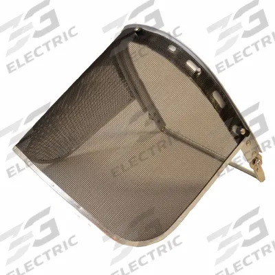 BULLARD Face Shield: Uncoated, Aluminum, Clear - Bullard Face Shield Assemblies for Hard Hats
