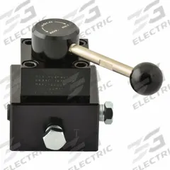BVA HYDRAULICS Hydraulic Control Valve: 4.5 gpm Max Flow Rate, Three Positions, 1/4" NPT, Manifold (MPN PR33C). Key specifications — attr1018253: BVA HYDRAULICS; attr1018283: Manifold; attr1018249: PR33C; attr1018300: Manual; attr1018289: PR; attr1416406: 1/4" NPT.