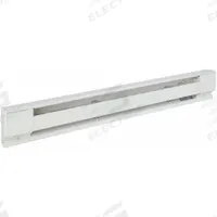 DAYTON Electric Baseboard Heater: Commercial Grade, 1000W, Thermostat Not Included, Off-White (MPN 3KB39). Key specifications — Thermostat Included: Thermostat Not Included; Duty Rating: Commercial Grade; Housing Style: Conventional; Wattage Output: 1000W; Housing Color: Off-White; Voltage: 208V AC; Brand: DAYTON.
