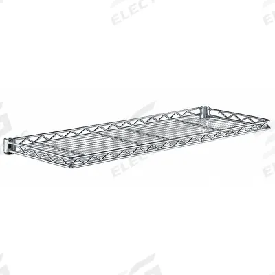 METRO Wire Cantilever Shelf: 24 in x 12 in, 1 Shelves, Split Sleeve, 150 lb Load Capacity - Cantilever Wire Shelves for Dry Use