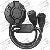 NOCO AC Port Plug: 1.5 ft Cable Lg, Black, UL Listed (MPN GCP2)