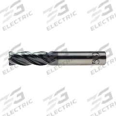 OSG Corner Chamfer End Mill: Carbide, TiAlN Coated, 4 Flute, 1/4" Mill Dia, 3/8" LOC, 0.016" Chf (MPN VG436-2500)