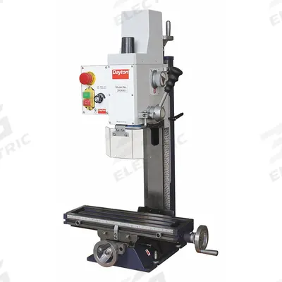 Dayton Mill Drill: Gear Drive, 5/8 hp, 120V - Variable-Speed Gear-Drive Mill Drills