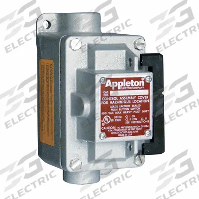 APPLETON ELECTRIC Tumbler Switch: 1 Gang, 4-Way, 20 A, 277 V AC, Feed-Thru Hub - One-Gang Rocker-Arm Tumbler Switches