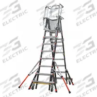 LITTLE GIANT Combination Ladder: 2 Configurations, Fiberglass, 375 lb Load Capacity, 151 lb Wt (MPN 18515-240). Key specifications — Brand: LITTLE GIANT; Included Features: Safety Cage.