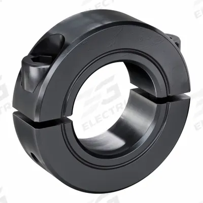 RULAND MANUFACTURING Shaft Collar: 2-Piece, Inch, Round, Clamp-On, 7/8 in Bore Dia - Steel Shaft Collars