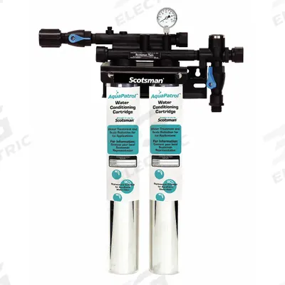 SCOTSMAN Water Filtration System: 10 micron, 4.2 gpm, 25 1/4 in Overall Ht - Ice Machine & Refrigerator Water Filter Systems