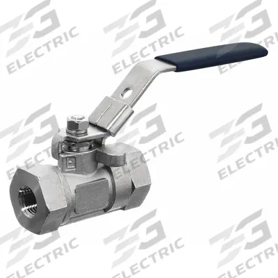 USA INDUSTRIALS Manual Two-Way Ball Valve: 1 1/2 in, 304 Stainless Steel, Straight Valve Body - Stainless Steel Ball Valves
