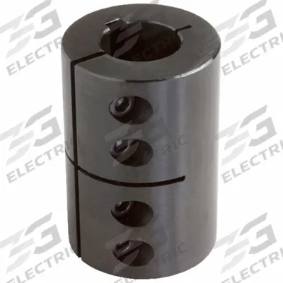 CLIMAX METAL PRODUCTS Rigid Shaft Coupling: 7/8 in Bore Dia 1, 7/8 in Bore Dia 2, Round Keyed - One-Piece Rigid Shaft Couplings