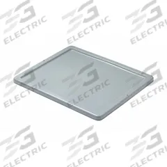 RUBBERMAID COMMERCIAL PRODUCTS Lid: 23 3/4 in x 19 3/4 in, Gray, FDA Compliant, 8AG61, FG173100 (MPN FG173000GRAY). Key specifications — Compatible Tote - Grainger Part Number: 8AG61; Compatible Tote - Manufacturer Model Number: FG173100; Brand: RUBBERMAID COMMERCIAL PRODUCTS; Material: Plastic.