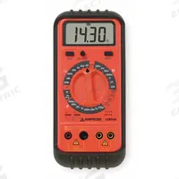 AMPROBE LCR Meter: 200 pF to 2 mF, 20 ohm to 20 megaohm, 200 uH to 200 H, No Certification Included (MPN LCR55A). Key specifications — attr1387597: AMPROBE; attr1387618: LCR Meter; attr1387595: LCR55A.