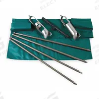 AMS Soil Auger Kit: Stainless Steel, 3 1/4 in Overall Dia, Quick Connect, Steel, Handle Included (MPN 209.77). Key specifications — Connection Type: Quick Connect; Brand: AMS; Product Type: Soil Auger Kit; Material: Stainless Steel; Includes: 3 ft Poly-Canvas Equipment Case; Handle Material: Steel; Handle Included: Handle Included.