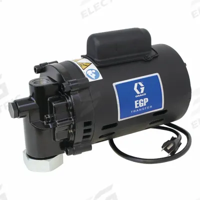 GRACO Electric Drum Pump: Pump with Hose & Filter, 3/4 hp HP, 115 V AC - Gear Drum Pumps