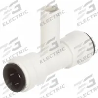 WATTS Push-Fit Tee Fitting: Tee, 1/2 in OD x 1/2 in OD x 1/2 in OD Size, Polysulfone, Adapter (MPN 3534-10). Key specifications — Brand: WATTS.