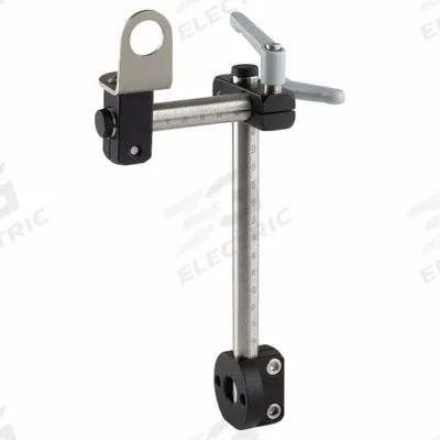 OTTO GANTER Sensor Mount Kit with Handles: M12 Bracket Hole Size, 200 mm Tube Lg - Ruland Sensor Mounting Kits