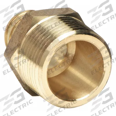 ZURN Barbed Fitting Adapter: 1 1/4 in ID x 1 1/4 in Pipe Size, Barbed x MNPT - Crimp-On Brass Barbed Tube Fittings
