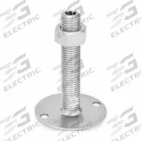 JW WINCO Male-End Leveling Mount: Swiveling Stud, 5/8"-11 Thread Size, 2.36 in, 3,597 lbf Capacity (MPN 41-60-5/8X11-75-B0-UK). Key specifications — Finish: Plain; Base Shape: Round; Load Capacity: 3,597 lbf; Mounting Holes: Mounting Holes Included; Includes: Nut.