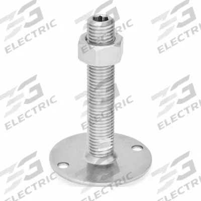 JW WINCO Male-End Leveling Mount: Swiveling Stud, 5/8"-11 Thread Size, 2.36 in - Swivel Male Leveling Mounts