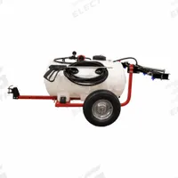 FIMCO Tow-Behind Sprayer: Lawn, Garden and Agriculture For, 65 gal Tank, 60 psi Max Pressure (MPN TRL-65-12V-7). Key specifications — attr1040528: FIMCO.