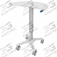 CAPSA HEALTHCARE Laptop Cart: Aluminum, (4) Swivel with Brake, Gray (MPN 207166-FG). Key specifications — Material: Aluminum; Brand: CAPSA HEALTHCARE; Caster/Wheel Configuration: (4) Swivel with Brake; Cabinet Color: Gray.