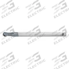 OSG Ball End Mill: Carbide, WXL Coated, 2 Flute, 3/16" Mill Dia, 3/16" LOC, 3" OAL (MPN 36100511)