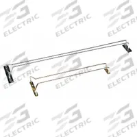 CRESTWARE Hanging Glass Rack: 16 in Overall Lg, Chrome, Silver (MPN GCHR16). Key specifications — Manufacturer Part Number: GCHR16; Color: Silver; Material: Chrome; Brand: CRESTWARE; Product Type: Hanging Glass Rack.