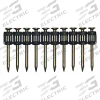 SENCO Concrete Nails,1.25" L,PK1000: Concrete Nails, Flat, Smooth, 1 1/4 in Overall Lg, 1,000 PK (MPN W3125YXC). Key specifications — Point Type: Pinched; Brand: SENCO.
