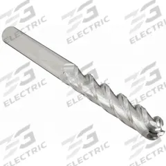 APPROVED VENDOR Ball End Mill: Carbide, 4 Flute, 1" Mill Dia, 1-1/2" LOC, 6" OAL (MPN 229-001095)