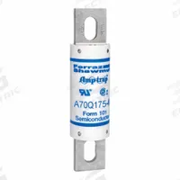 Fuses: A70QS Series, 175 A, 700 V AC, 700 V DC DC Volt Rating, Indicating (MPN A70QS175-4IL). Key specifications — Series: A70QS; Brand: MERSEN; Voltage Type: AC/DC.