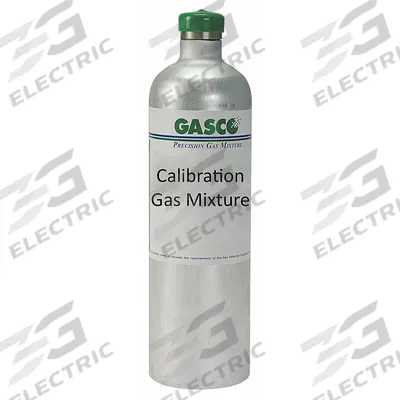GASCO Calibration Gas: Nitrogen, Disposable, +/-5% Accuracy, COS, Calibration Gas - Calibration Gases for Portable Gas Detectors