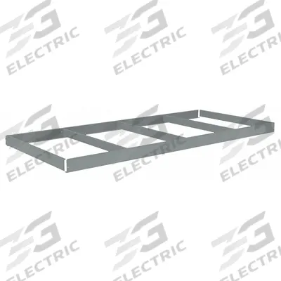 TENNSCO Shelf: 96 in x 30 in, 1,600 lb Load Capacity, Gray - Open Deck Shelf Kits for Boltless Shelving