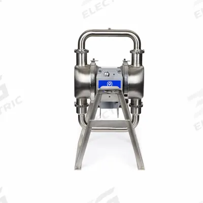 GRACO Electric Diaphragm Pump: Stainless Steel Body, Single Phase, 200-240V AC - 3-A Certified EODD Pumps