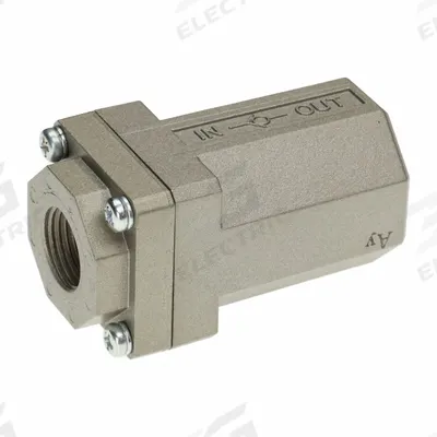 SMC Pneumatic Check Valve: Bushing, 1/2 in Rc, 1/2 in Rc - Pneumatics