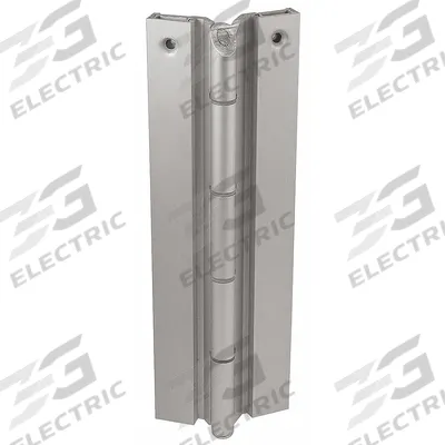MARKAR Piano Hinge: Aluminum, 8 ft Leaf Ht, 1 5/8 in Leaf Wd - Full Surface-Mount Piano Hinges