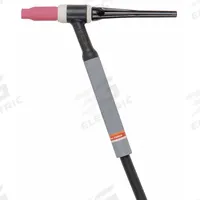 LINCOLN ELECTRIC TIG Torch: Air-Cooled, PTA-17, 12 1/2 ft, Braided Rubber, 2-Piece, 17 (MPN K1782-2). Key specifications — Brand: LINCOLN ELECTRIC; Manufacturer Part Number: K1782-2; Neck Type: Rigid; Power Cord Material: Braided Rubber; Gas Valve (Table): Without.
