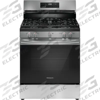 FRIGIDAIRE Oven Range: Stainless Steel, Natural Gas - Oven Ranges