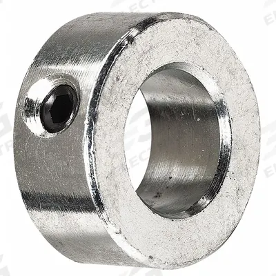 Dayton Shaft Collar: 1-Piece, Set Screw, 15/16 in Bore Dia, 1 5/8 in Collar Outside Dia - Steel Shaft Collars